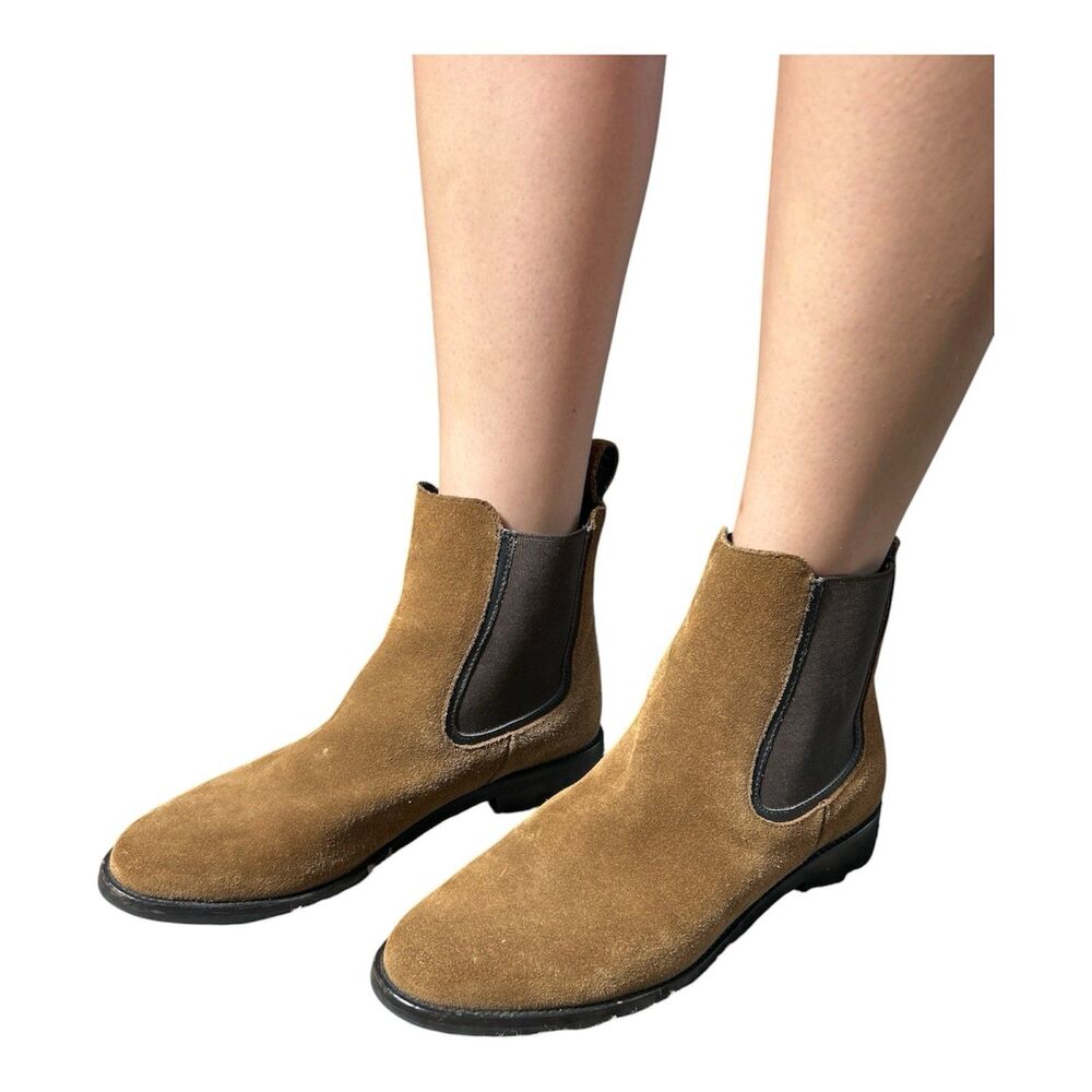 Thursday Boot Duchess Chelsea Brown Cognac Suede Boots Women’s US 8.5